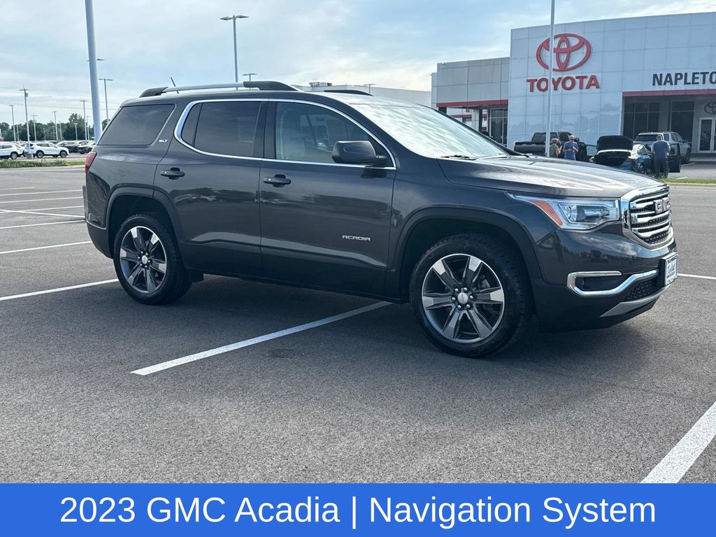 Used 2023 GMC Acadia SLT with VIN 1GKKNML49PZ189628 for sale in Urbana, IL