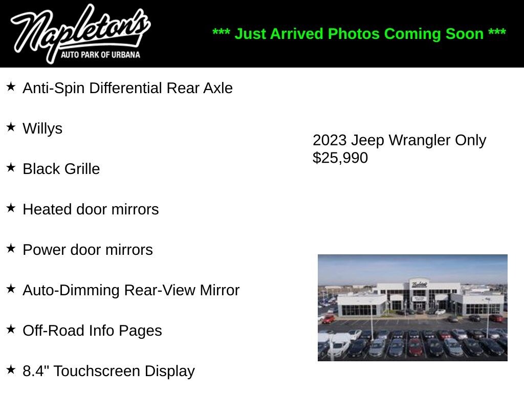 Used 2023 Jeep Wrangler Willys 4xe SUV