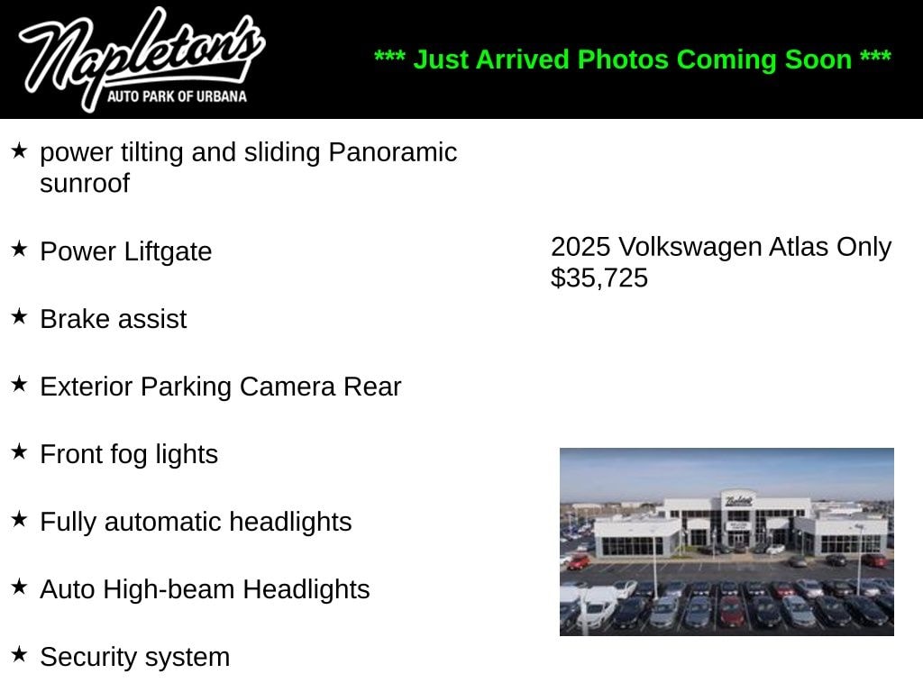 Used 2025 Volkswagen Atlas 2.0T SE w/Technology SUV