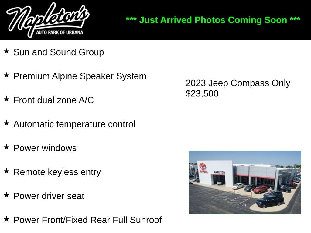 Used 2023 Jeep Compass Limited SUV