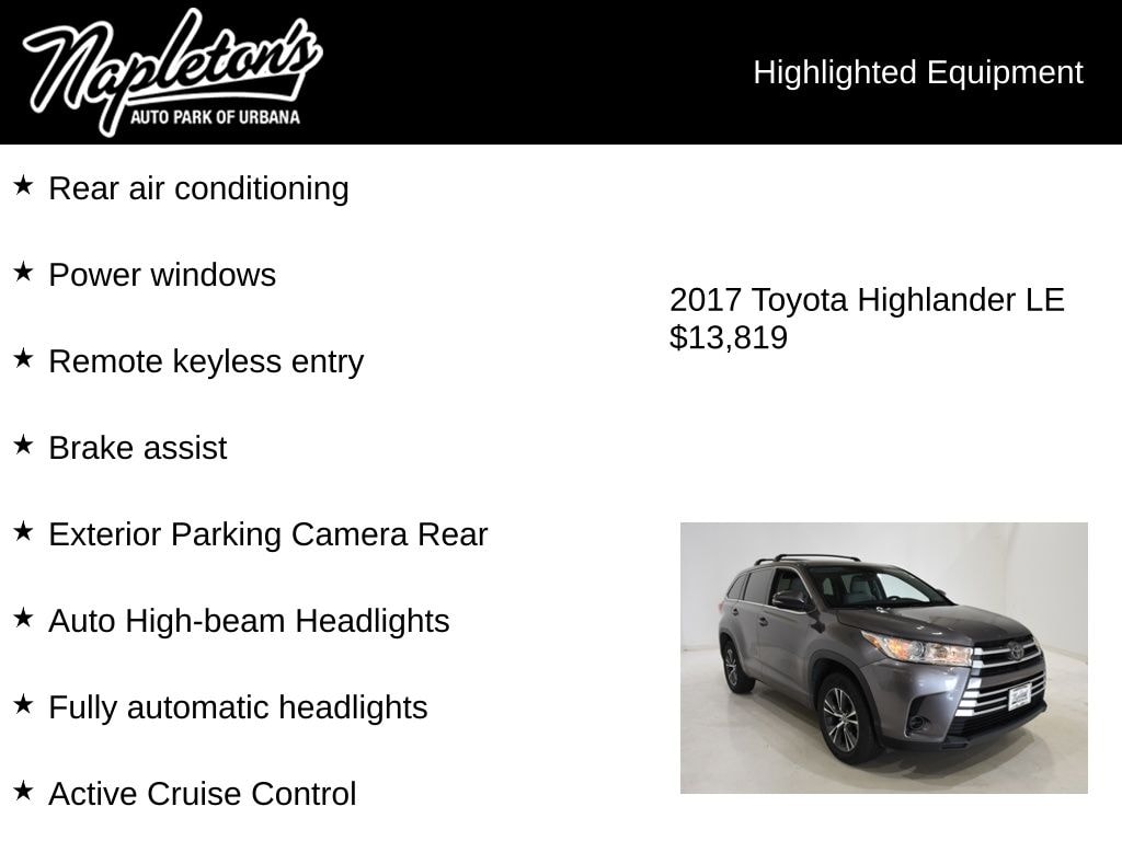 2017 Toyota Highlander LE - Photo 15