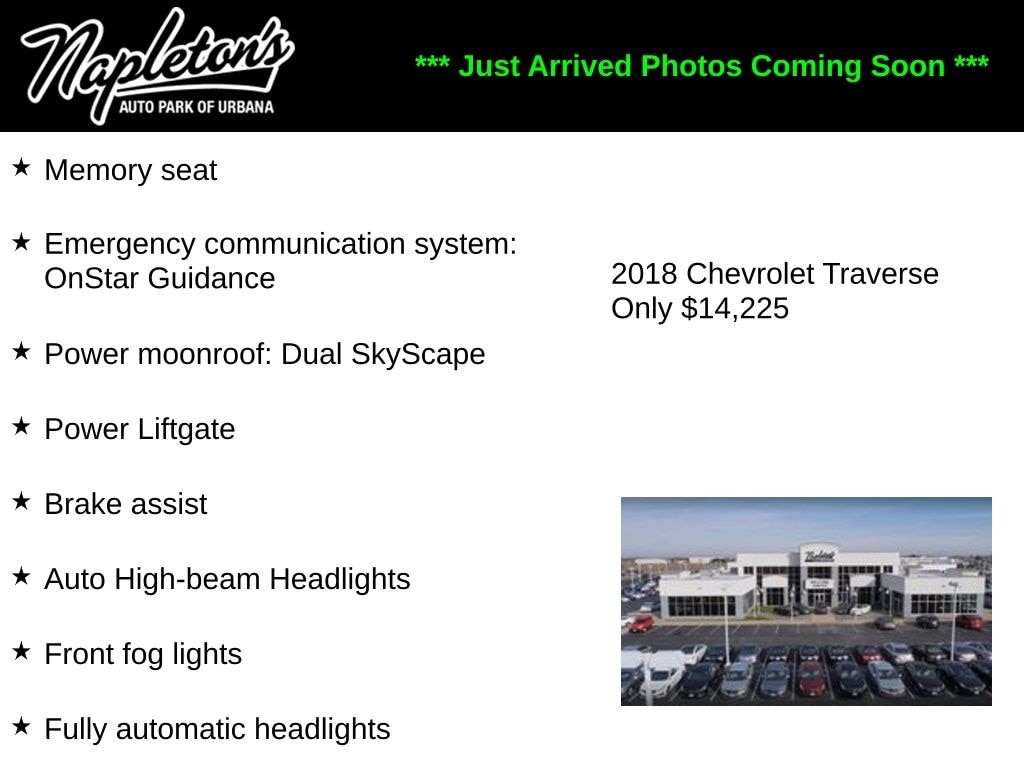 Used 2018 Chevrolet Traverse High Country SUV