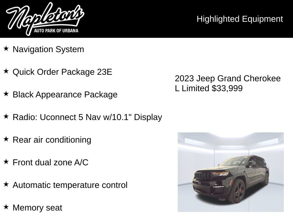 Used 2023 Jeep Grand Cherokee L Limited SUV