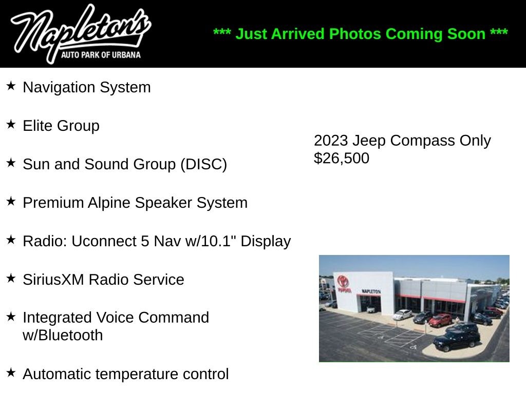 Used 2023 Jeep Compass Limited SUV
