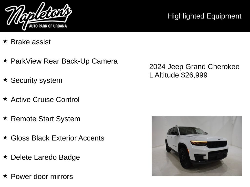 2024 Jeep Grand Cherokee L Altitude - Photo 16