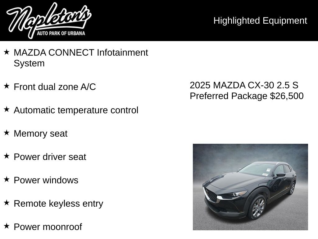 Used 2025 Mazda CX-30 2.5 S Preferred Package SUV