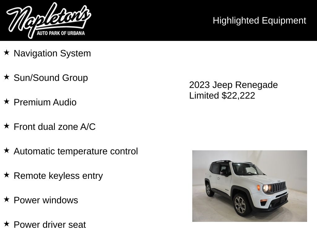 2023 Jeep Renegade Limited - Photo 15
