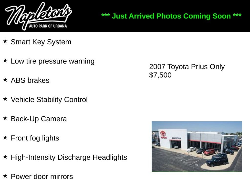 Used 2007 Toyota Prius Touring Sedan