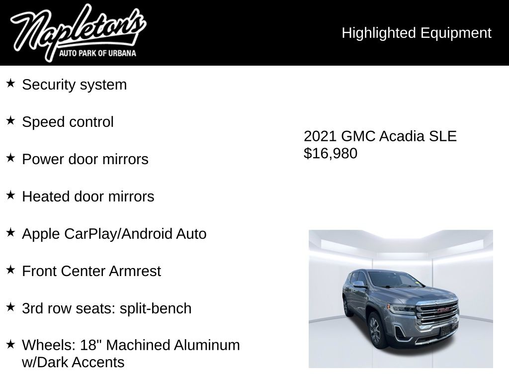2021 GMC Acadia SLE - Photo 6