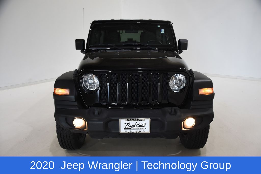 Used 2020 Jeep Wrangler Unlimited Altitude with VIN 1C4HJXDN0LW161478 for sale in Urbana, IL