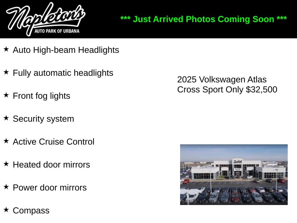 Used 2025 Volkswagen Atlas Cross Sport 2.0T SE w/Technology SUV
