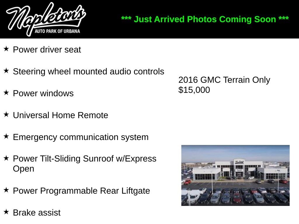 Used 2016 GMC Terrain SLT SUV