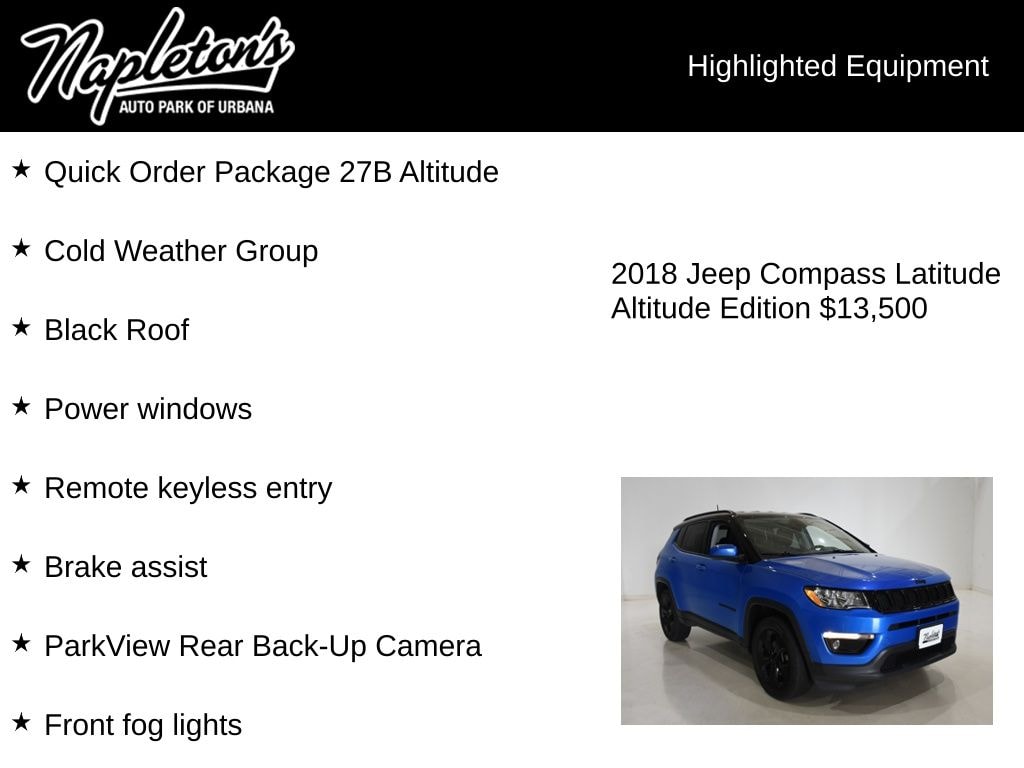 2018 Jeep Compass Altitude - Photo 15