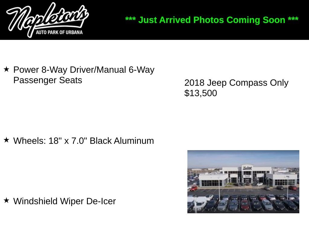Used 2018 Jeep Compass Altitude SUV