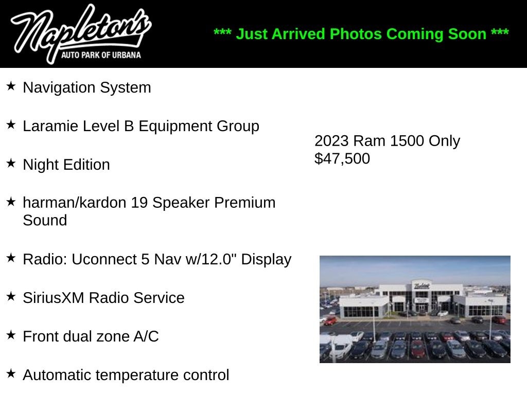 Used 2023 Ram 1500 Laramie Truck Crew Cab