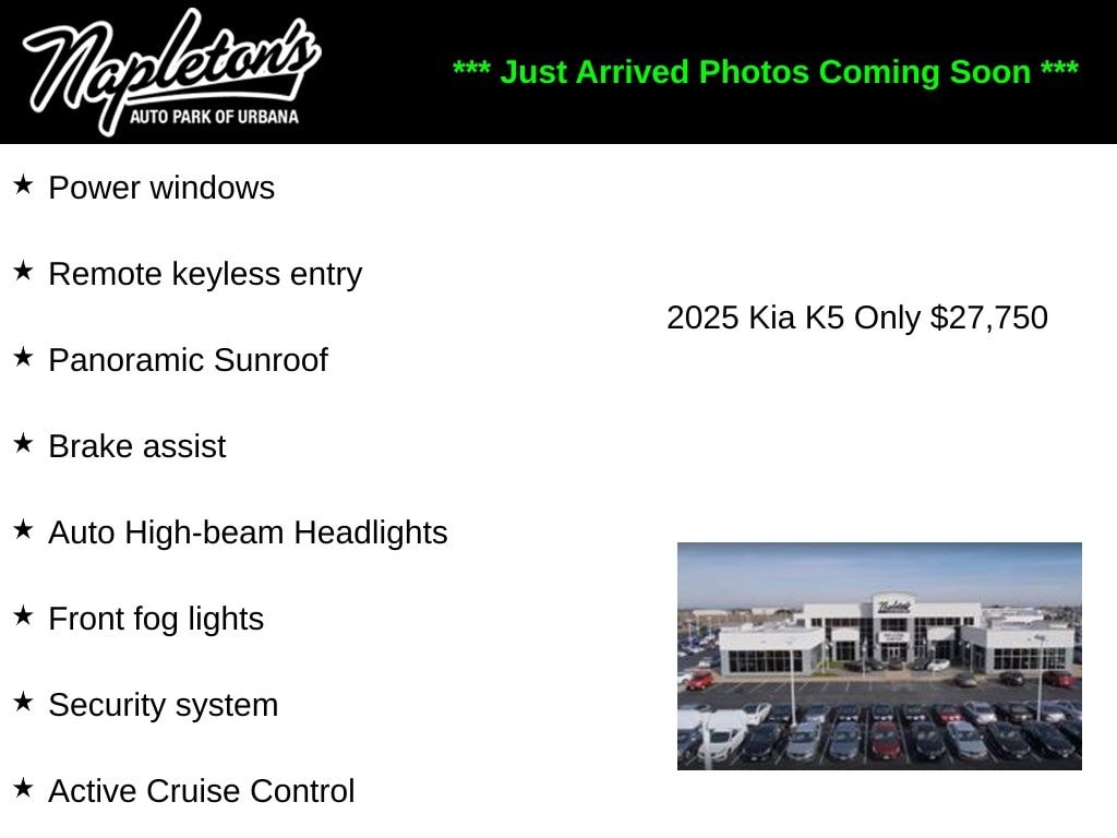 Certified 2025 Kia K5 GT-Line Sedan