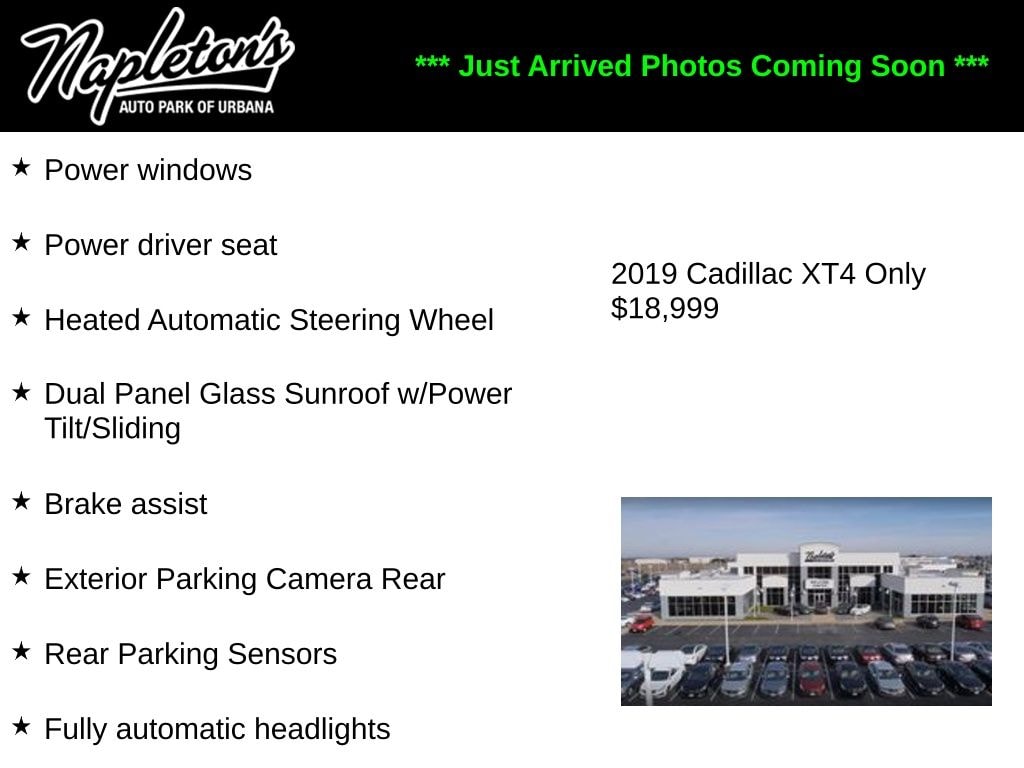 Used 2019 Cadillac XT4 Luxury SUV