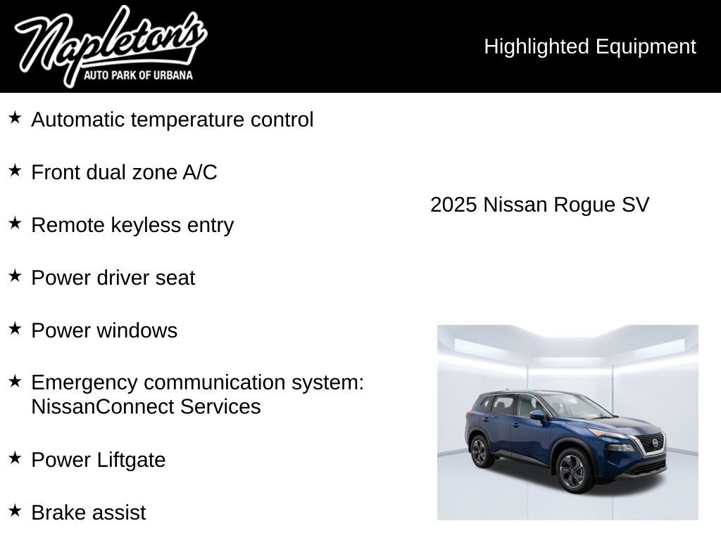 Used 2025 Nissan Rogue SV SUV