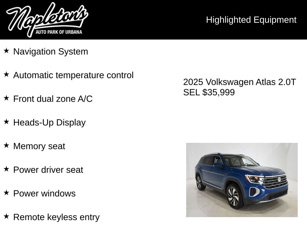 2025 Volkswagen Atlas SEL - Photo 15