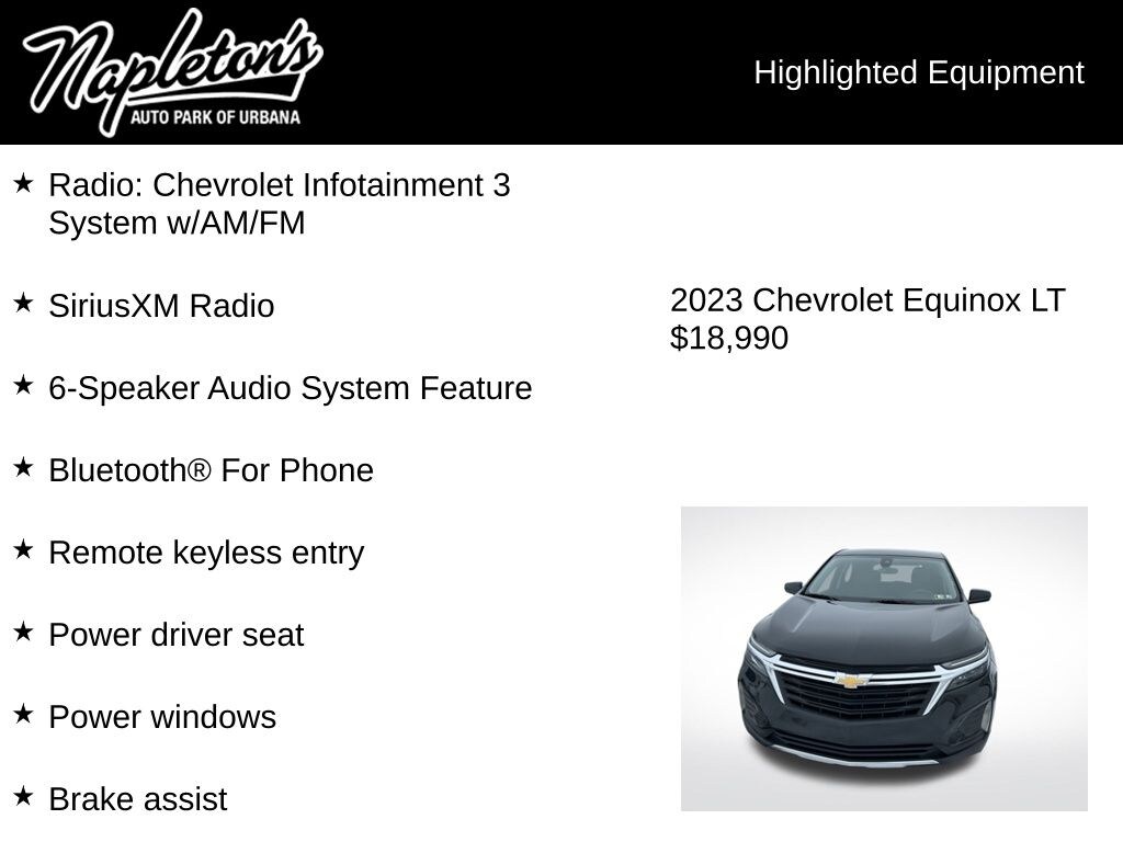 Used 2023 Chevrolet Equinox LT SUV