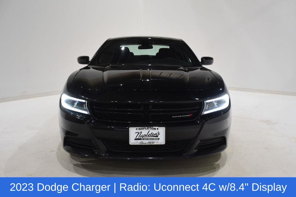 Used 2023 Dodge Charger SXT with VIN 2C3CDXBG1PH564433 for sale in Urbana, IL