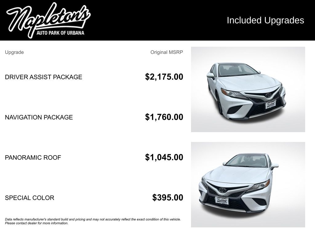 Used 2019 Toyota Camry XSE Sedan