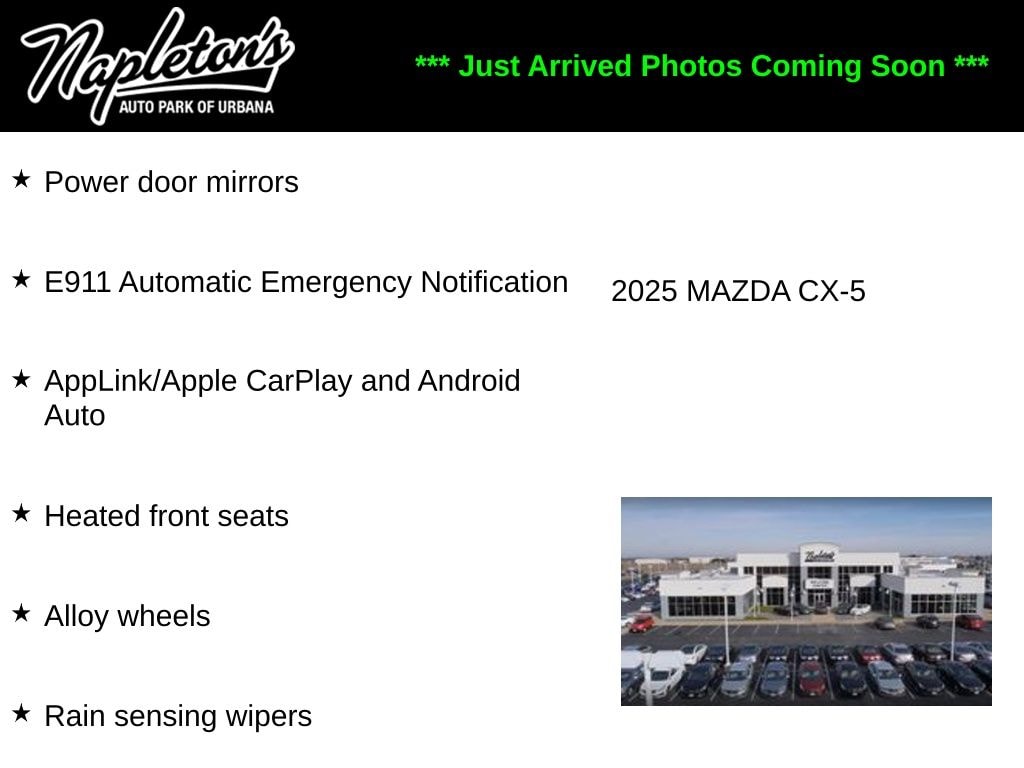 Used 2025 Mazda CX-5 2.5 S Select Package SUV