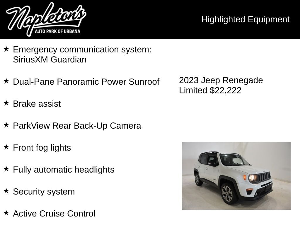 2023 Jeep Renegade Limited - Photo 16