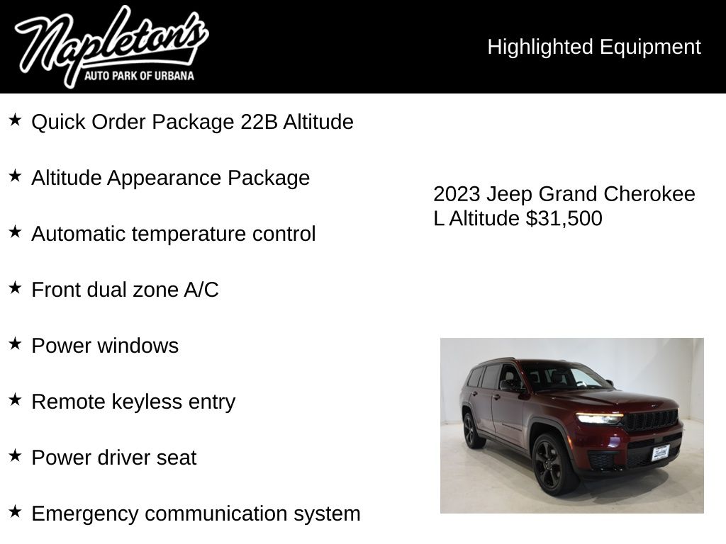 2023 Jeep Grand Cherokee L Altitude - Photo 15