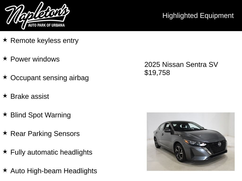 2025 Nissan Sentra SV - Photo 15