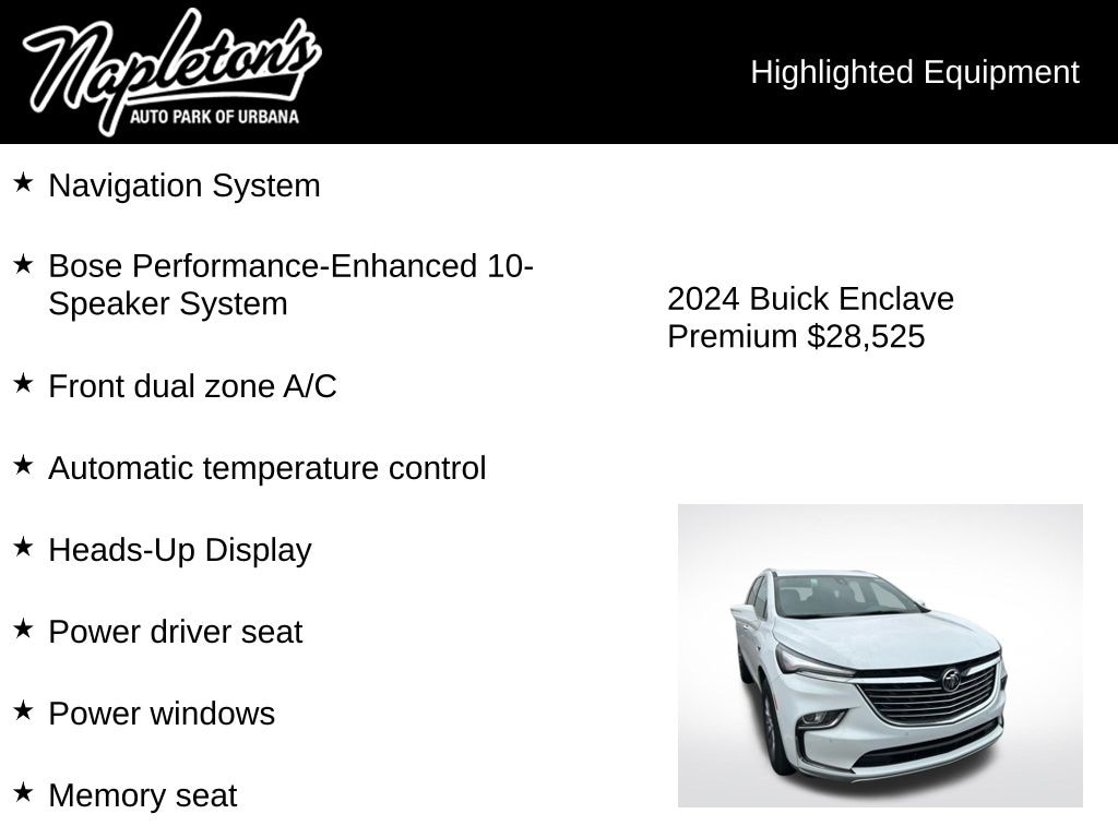 Used 2024 Buick Enclave Premium Group SUV