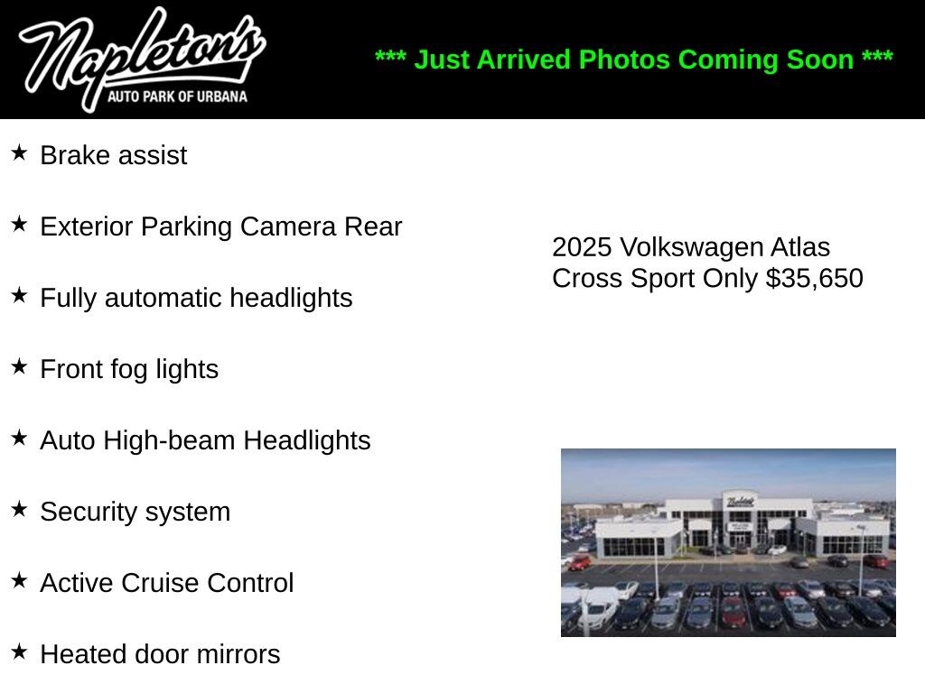 Used 2025 Volkswagen Atlas Cross Sport 2.0T SE w/Technology SUV