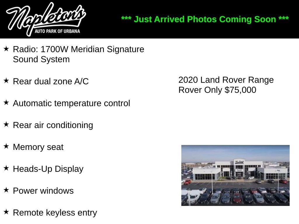 Used 2020 Land Rover Range Rover Svautobiography SUV