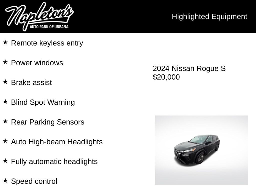 Used 2024 Nissan Rogue S SUV