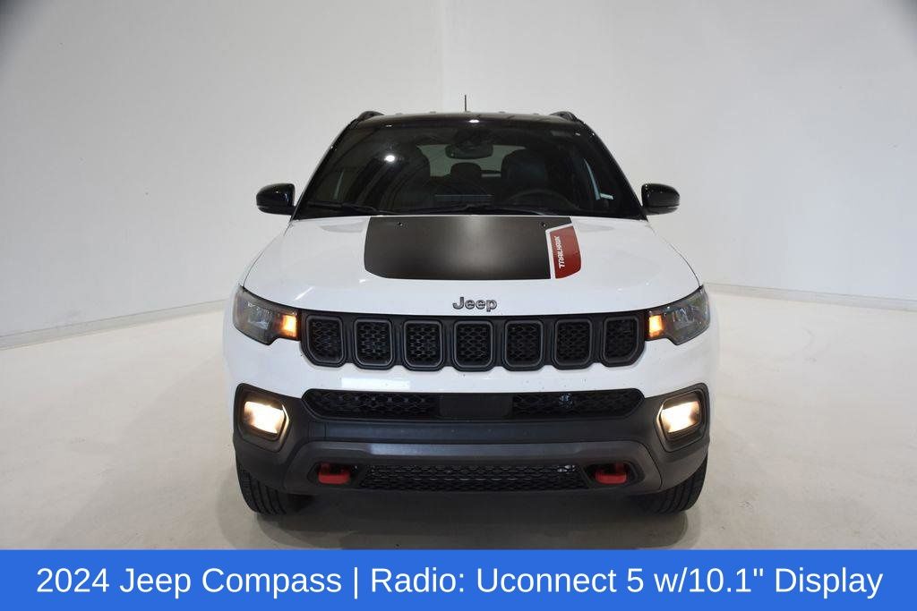 Used 2024 Jeep Compass Trailhawk with VIN 3C4NJDDNXRT596153 for sale in Urbana, IL
