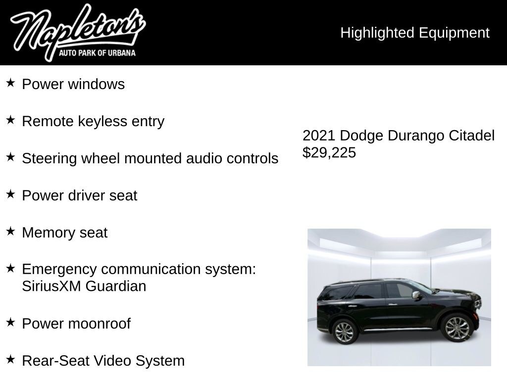 Used 2021 Dodge Durango Citadel SUV