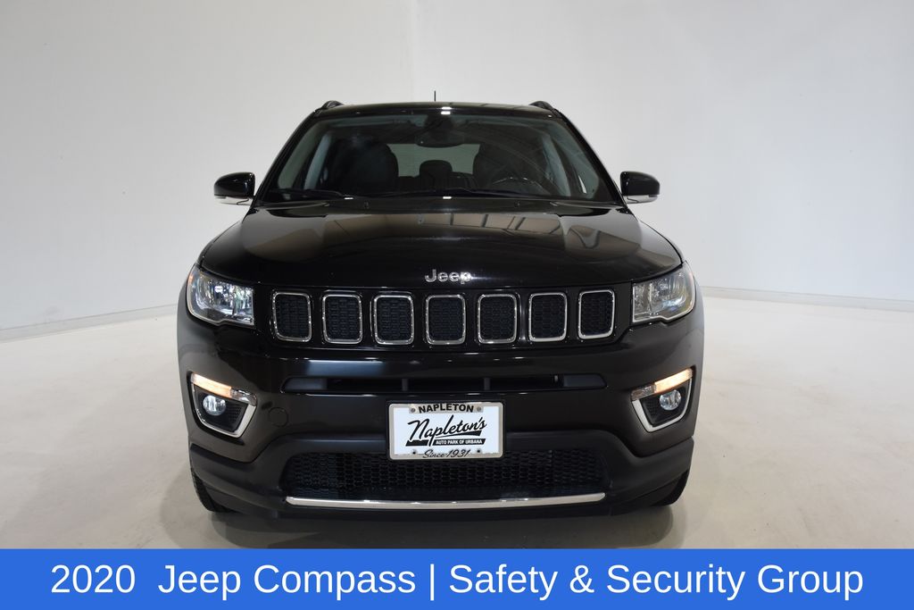 Used 2020 Jeep Compass Limited with VIN 3C4NJDCB8LT129750 for sale in Urbana, IL