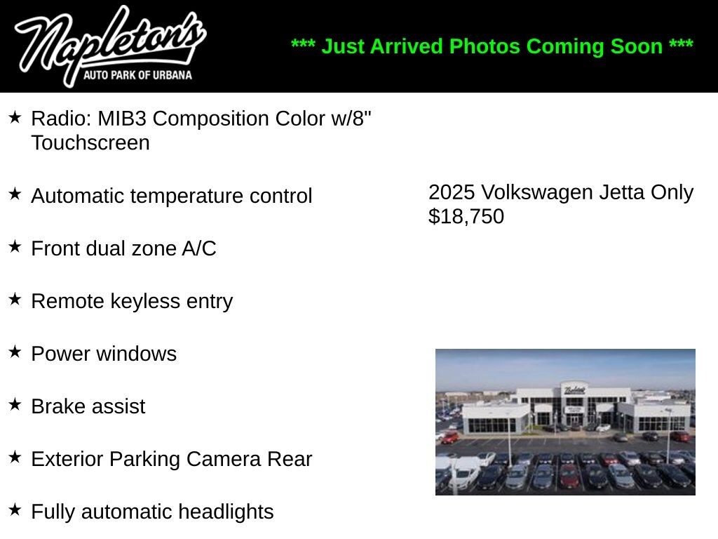 Used 2025 Volkswagen Jetta 1.5T S Sedan