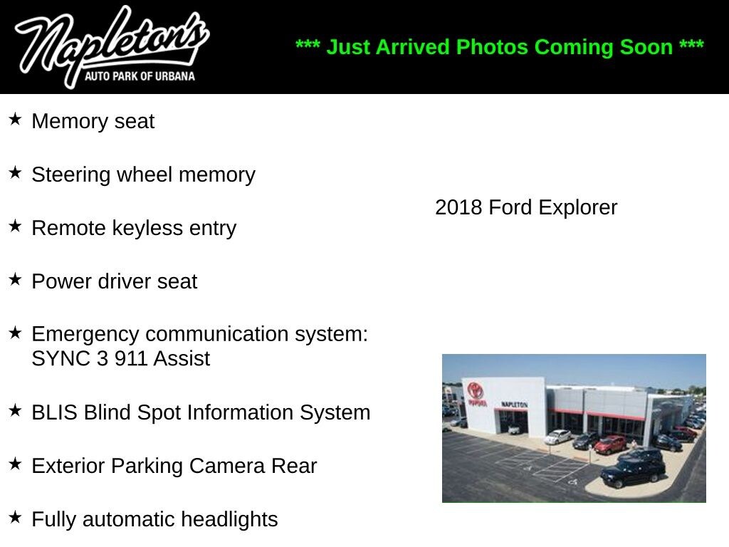 Used 2018 Ford Explorer Limited SUV