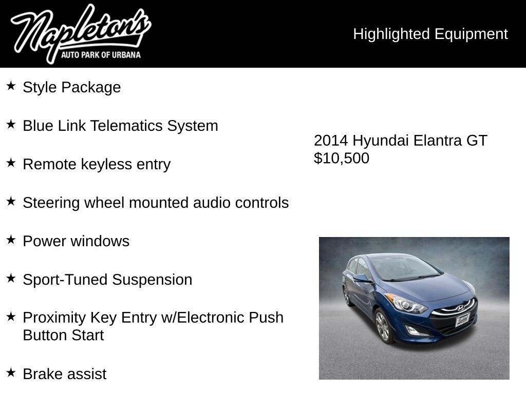 Used 2014 Hyundai Elantra GT Base Hatchback