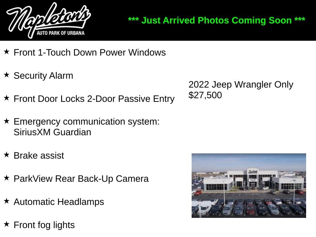 Used 2022 Jeep Wrangler Willys SUV