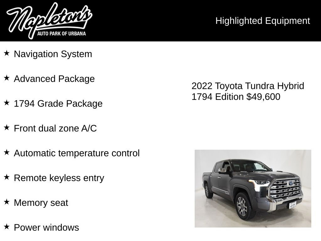 2022 Toyota Tundra 1794 Edition - Photo 16
