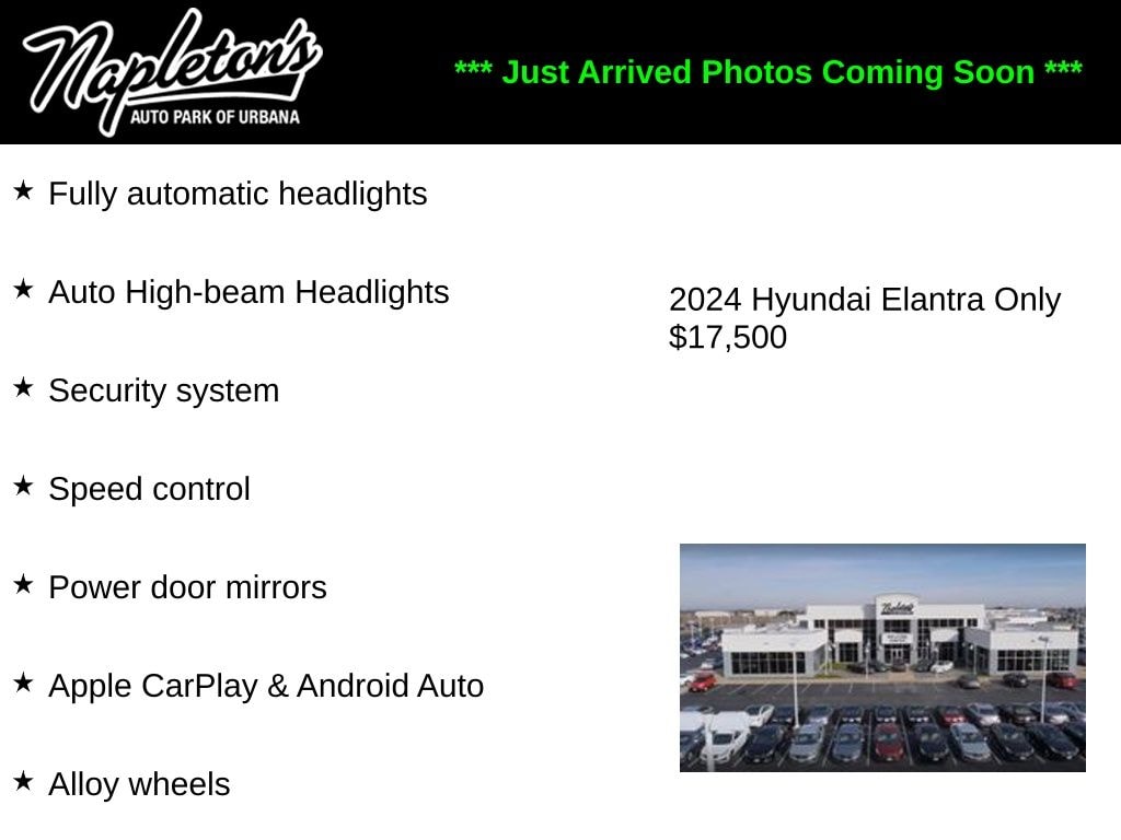 Used 2024 Hyundai Elantra SEL Sedan