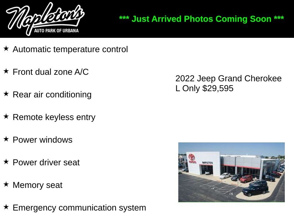 Used 2022 Jeep Grand Cherokee L Limited SUV