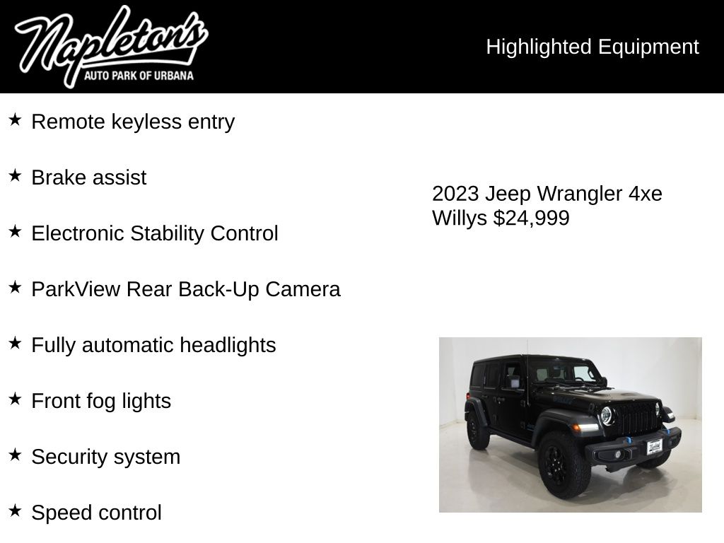 2023 Jeep Wrangler 4xe Willys 4XE - Photo 16