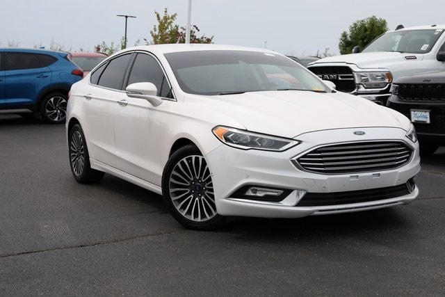 Used 2018 Ford Fusion Titanium with VIN 3FA6P0K95JR168029 for sale in Saint Peters, MO