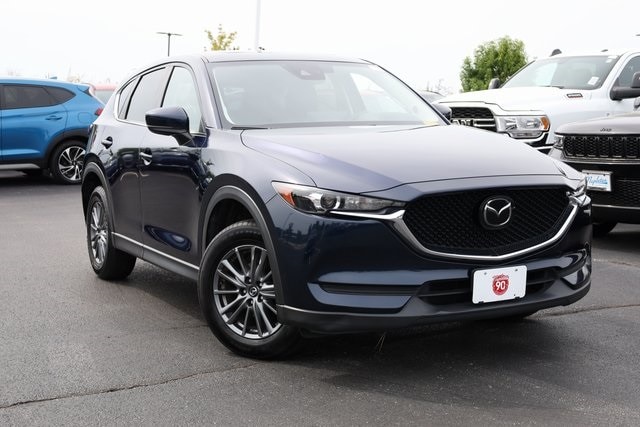 Used 2021 Mazda CX-5 Touring with VIN JM3KFBCM7M0336758 for sale in Saint Peters, MO