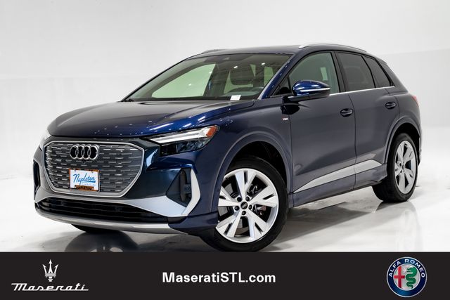 Used 2023 Audi Q4 e-tron Premium Plus with VIN WA1L2BFZ8PP050021 for sale in St. Peters, MO