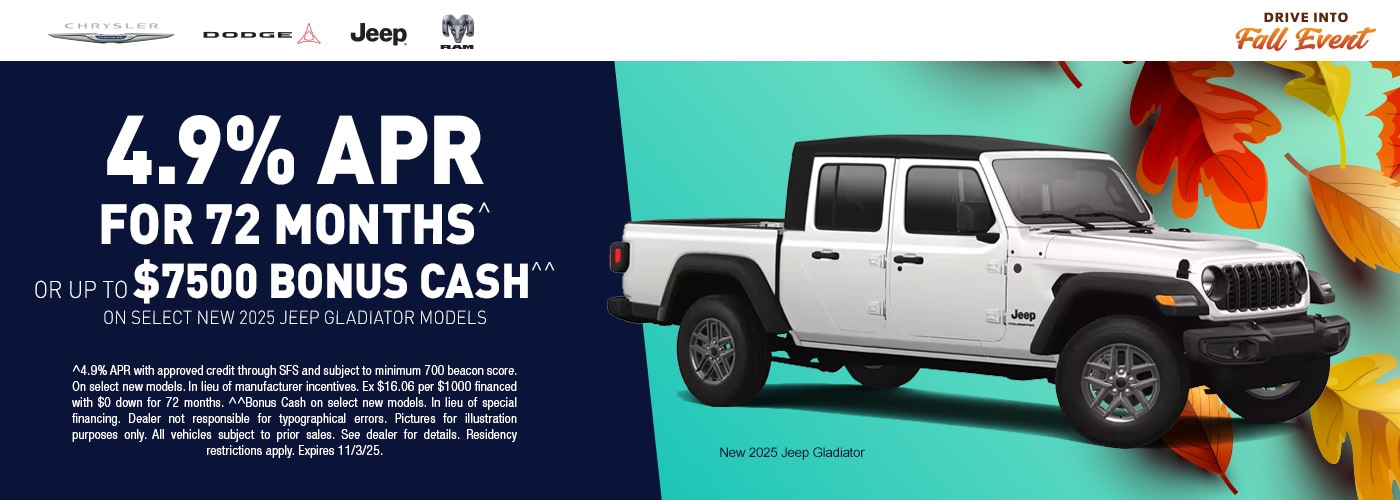 CDJR Incentives October