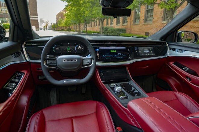 Electric Wagoneer interior